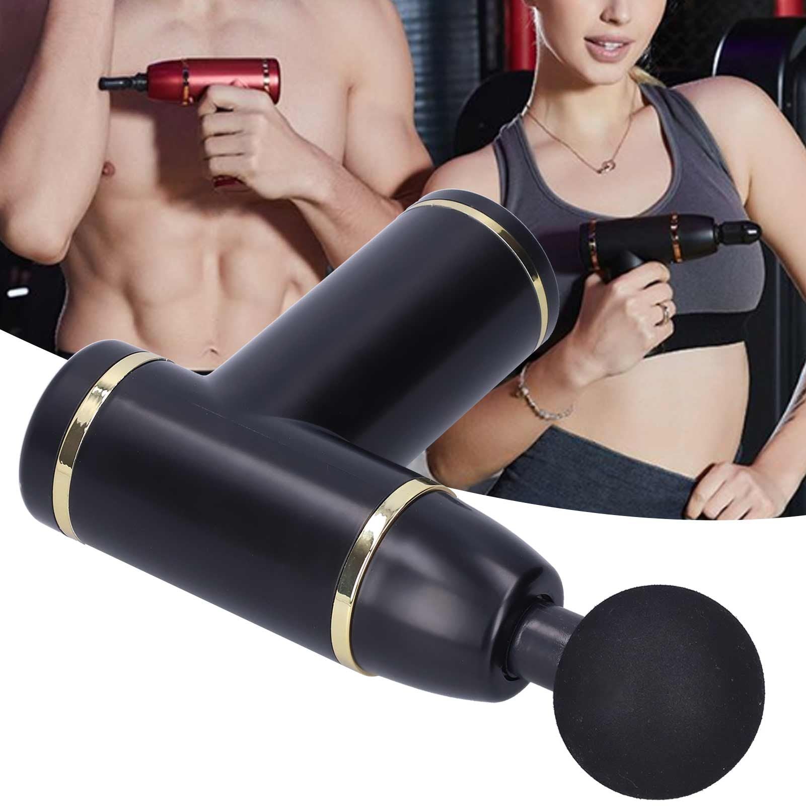 Home Mini Massager Equipment Body Muscle Stimulator with 8 Speed for Muscle FitnessBlack