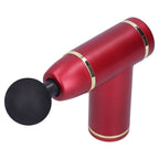Home Mini Massager Equipment Body Muscle Stimulator with 8 Speed for Muscle FitnessRed