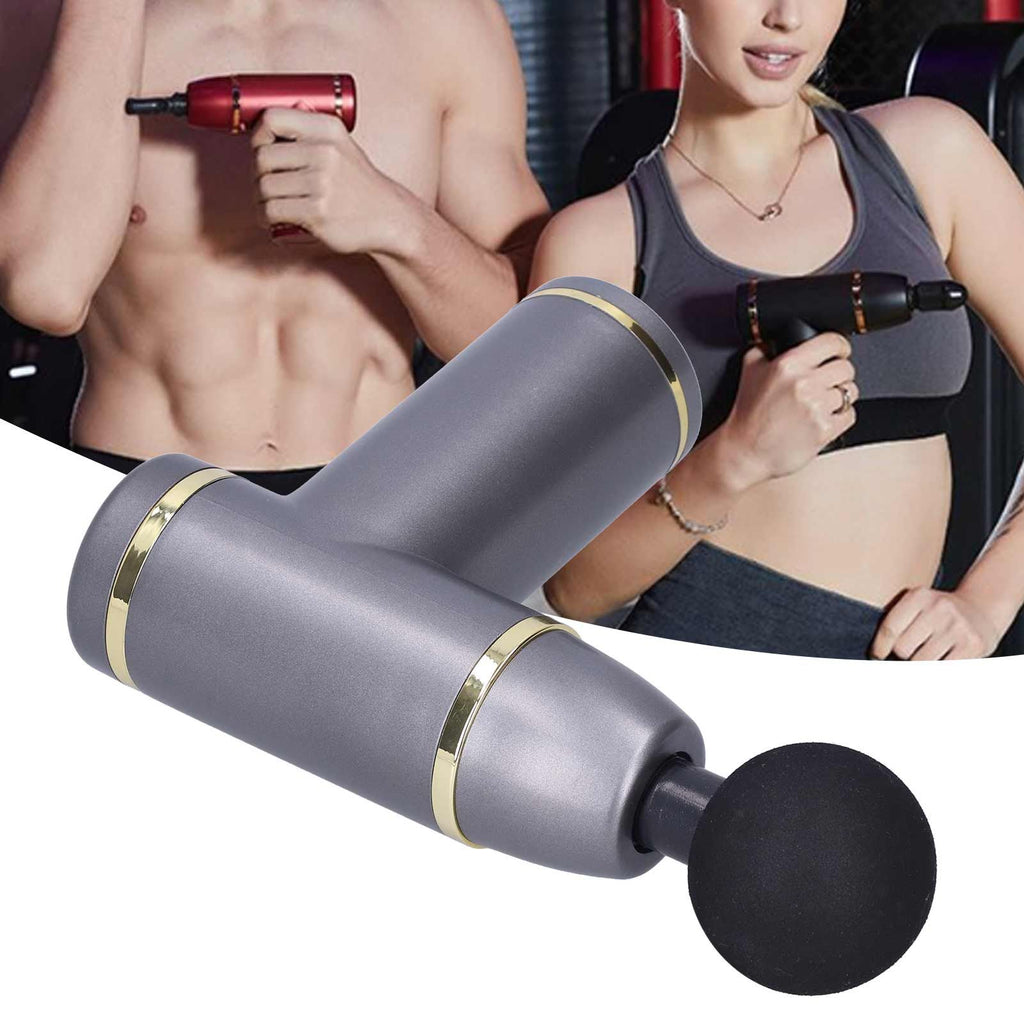 Home Mini Massager Equipment Body Muscle Stimulator with 8 Speed for Muscle FitnessGray