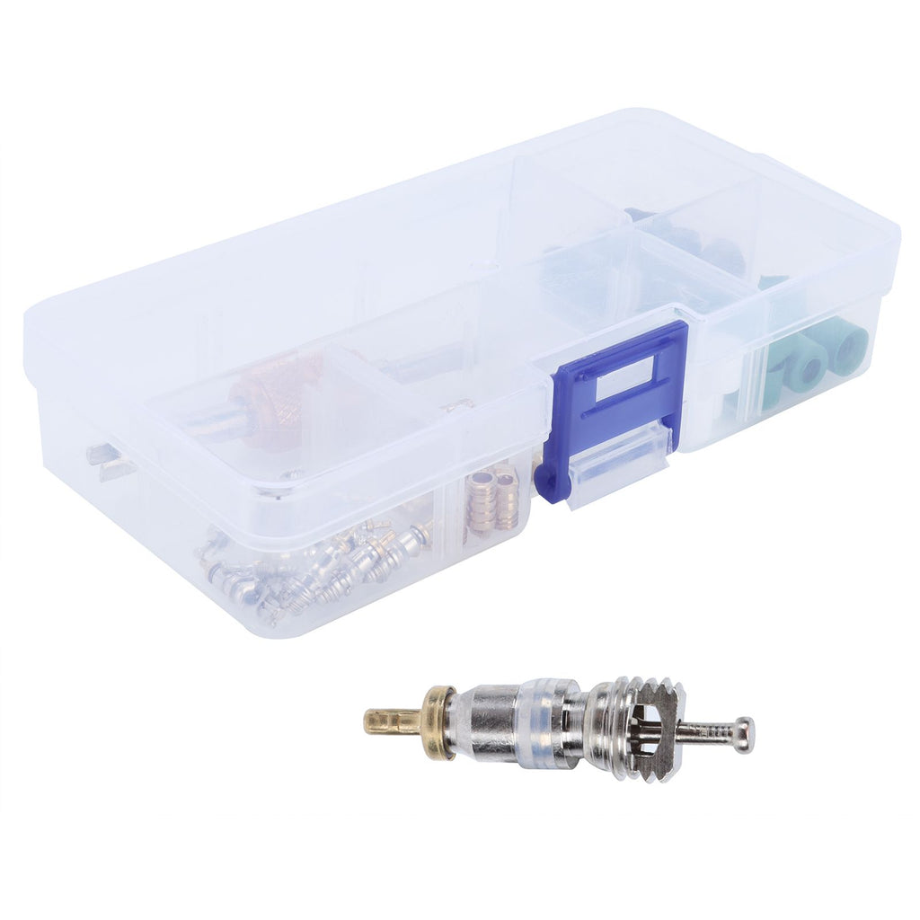 51PCS/Set Air Conditioning Valve Core Remover Tool sealing Gasket A/C Repair Tool for R410/R22
