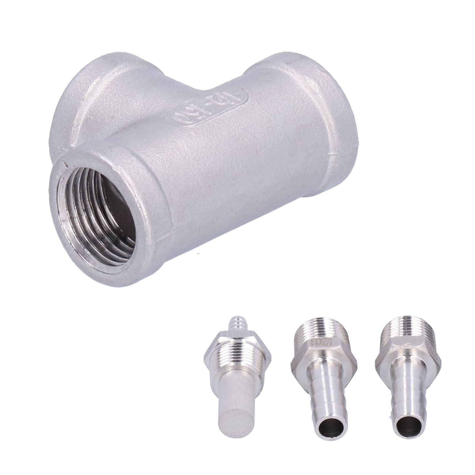 Beer Brewing Aerator Kit Stainless Steel Aeration Stone Tool Homebrew Accessories
