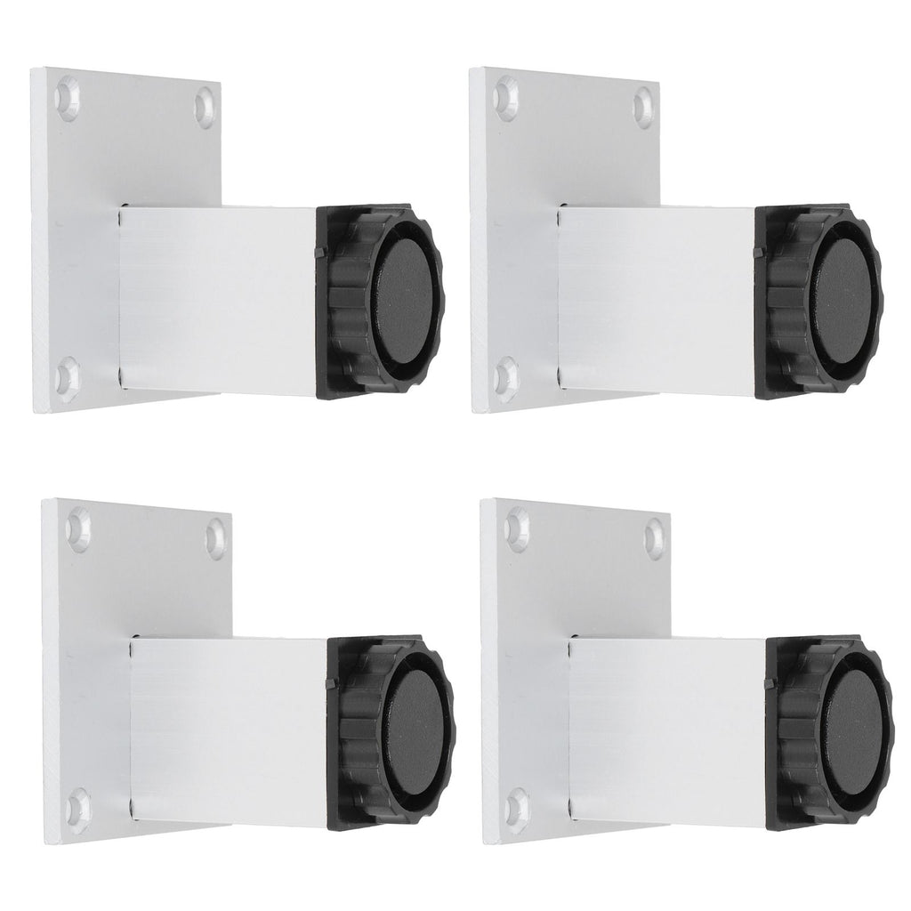 4Pcs Sofa Leg Aluminium Alloy Square Adjustable Cabinet Foot Furniture Hardware Fittings60mm