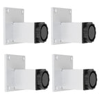 4Pcs Sofa Leg Aluminium Alloy Square Adjustable Cabinet Foot Furniture Hardware Fittings60mm