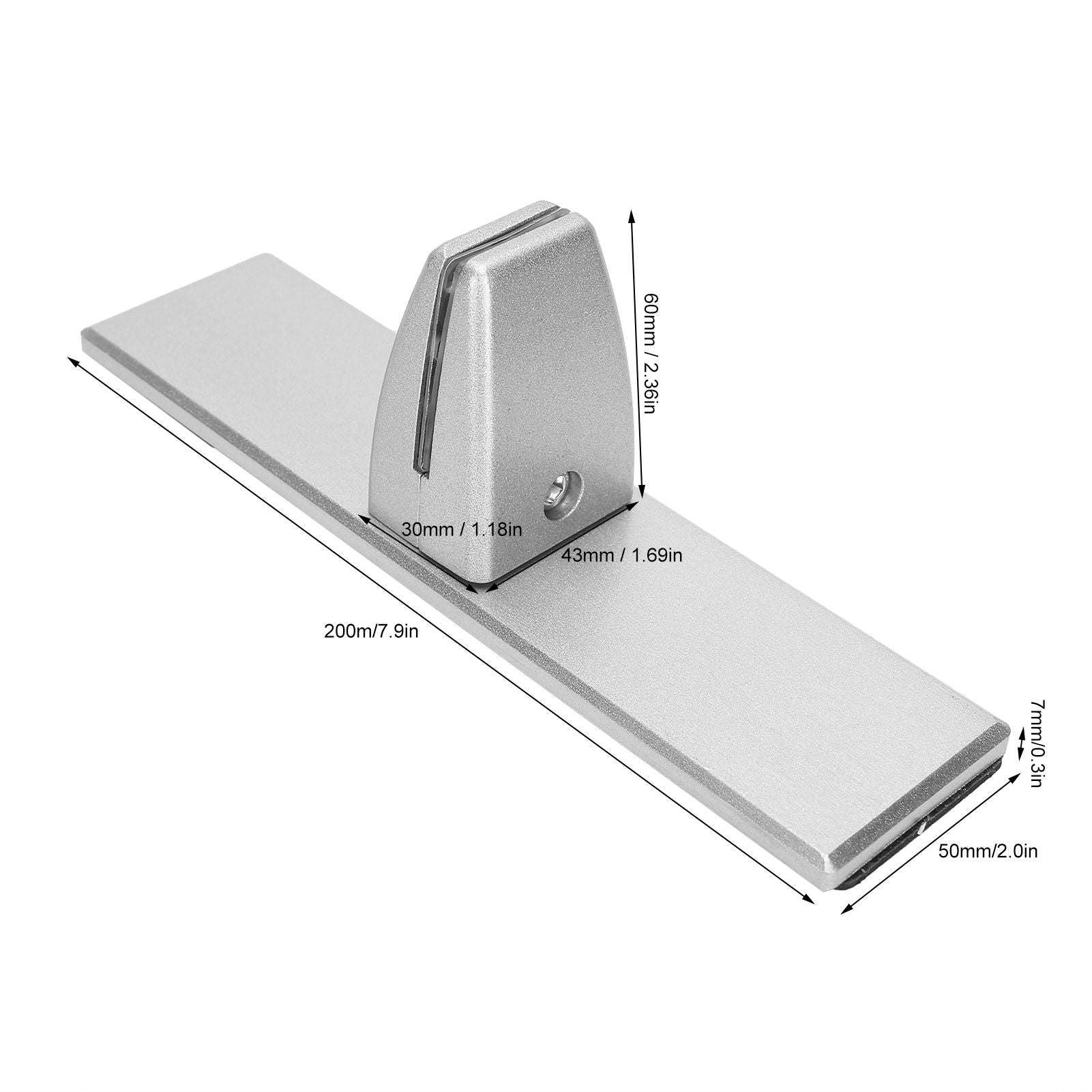 Desk Screen Baffle Fixed Clamp Removable Table Clapboard Clip Bracket for Office