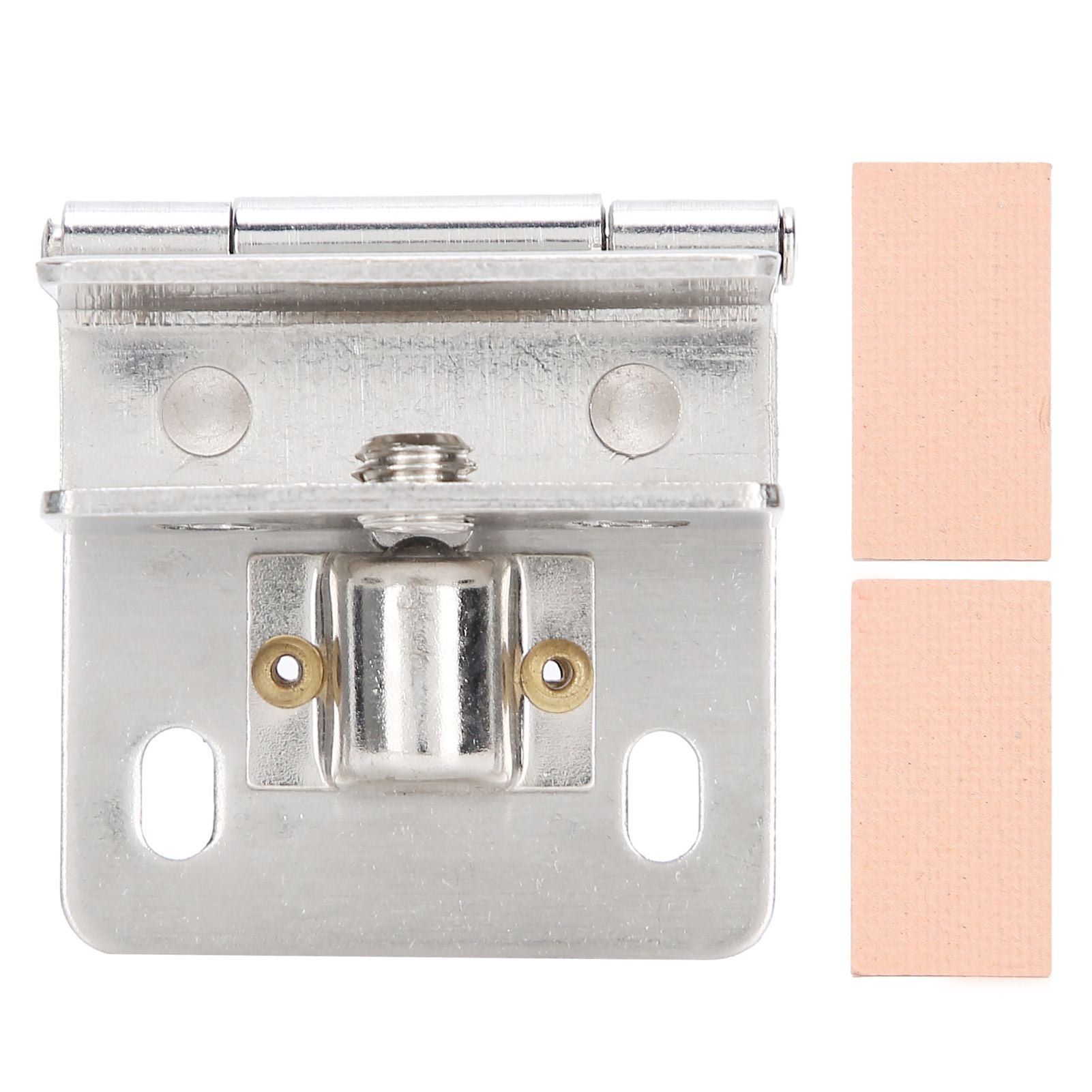 Glass Door Hinge PunchFree Stainless Steel Clip Cabinet Bracket Clamp Household Supplies