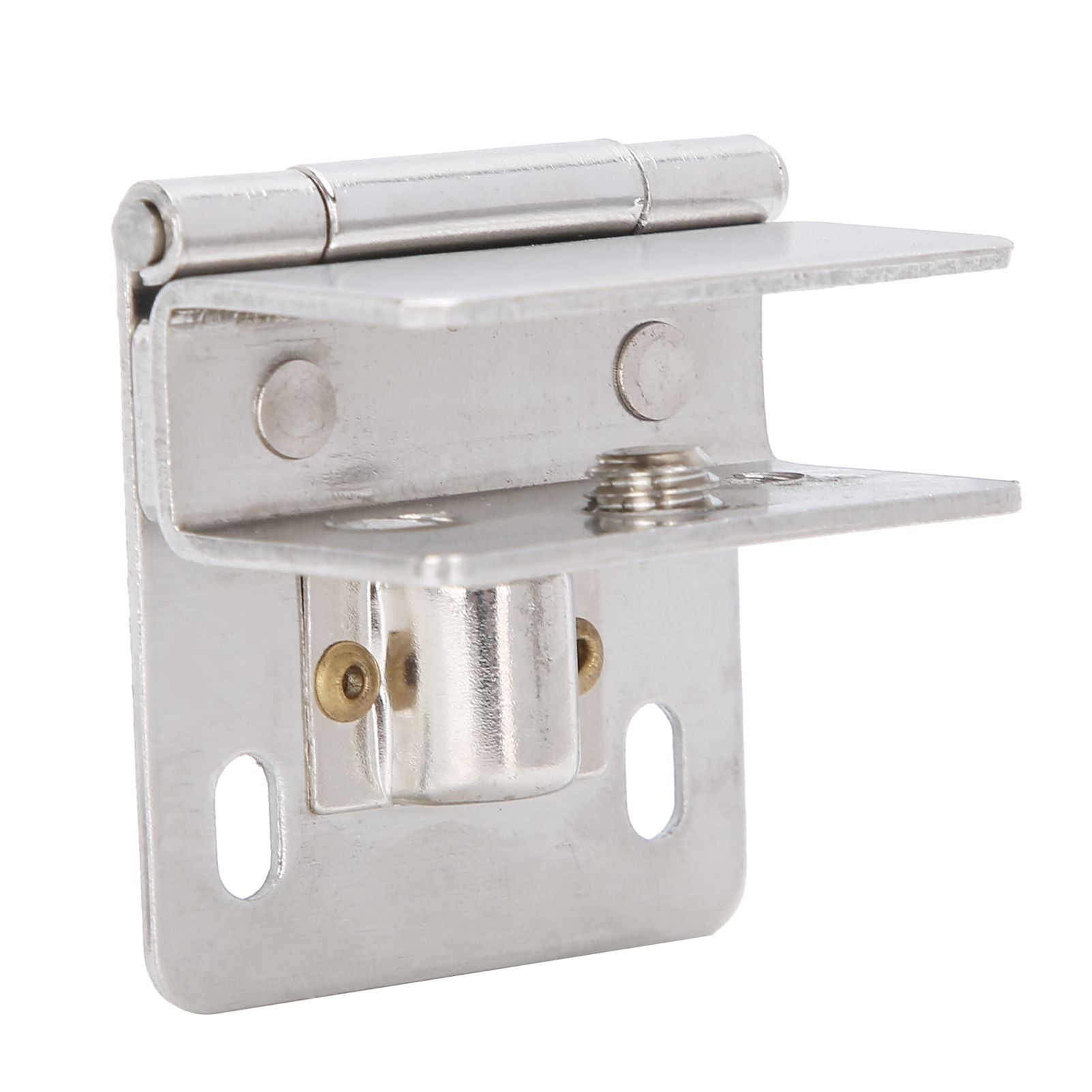 Glass Door Hinge PunchFree Stainless Steel Clip Cabinet Bracket Clamp Household Supplies
