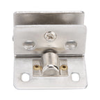 Glass Door Hinge PunchFree Stainless Steel Clip Cabinet Bracket Clamp Household Supplies