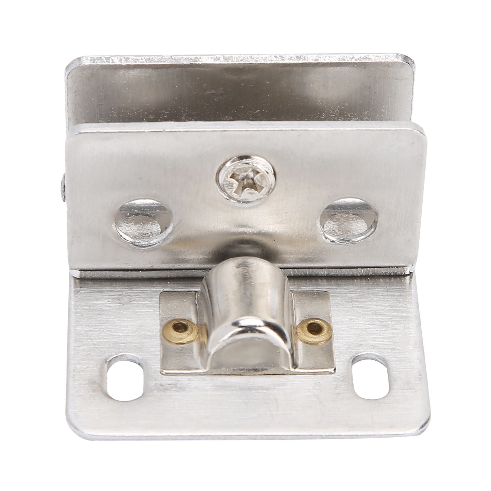 Glass Door Hinge PunchFree Stainless Steel Clip Cabinet Bracket Clamp Household Supplies