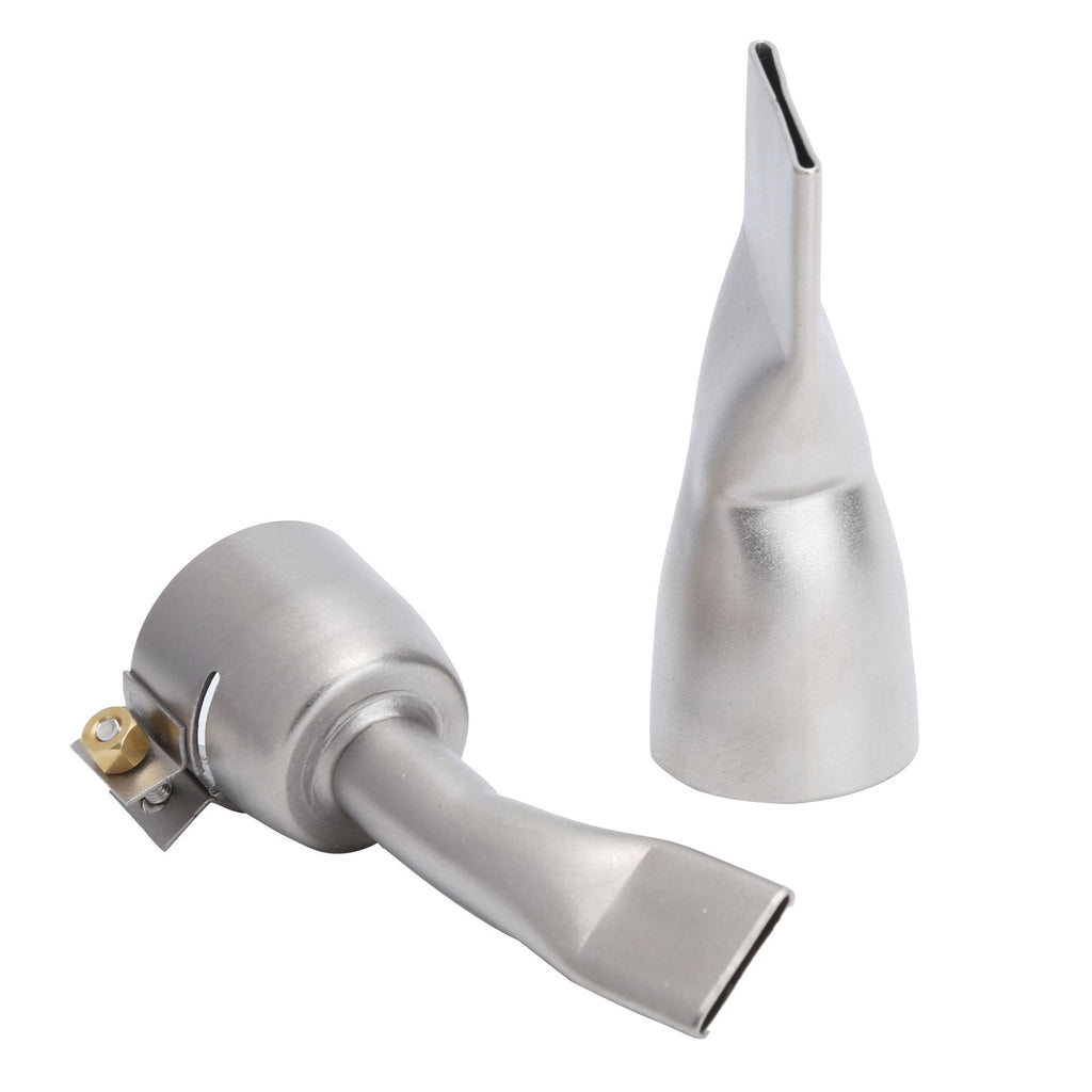 2Pcs Welding Gun Flat Nozzle 20mm Small 40mm Large Tip for Welder Tool Stainless Steel