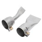 2Pcs Welding Gun Flat Nozzle 20mm Small 40mm Large Tip for Welder Tool Stainless Steel