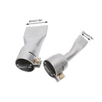 2Pcs Welding Gun Flat Nozzle 20mm Small 40mm Large Tip for Welder Tool Stainless Steel