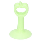 6PCS Door Stopper Anti‑Collision Silicone Wall Protection Home Bathroom Supplies Green