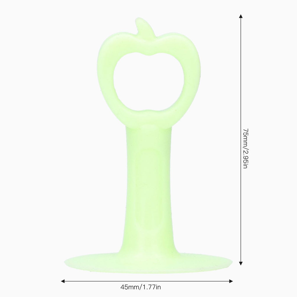 6PCS Door Stopper Anti‑Collision Silicone Wall Protection Home Bathroom Supplies Green