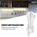 250cm Flexible Extension Cable Accessory Parts for LED Cabinet Light Induction Lamp