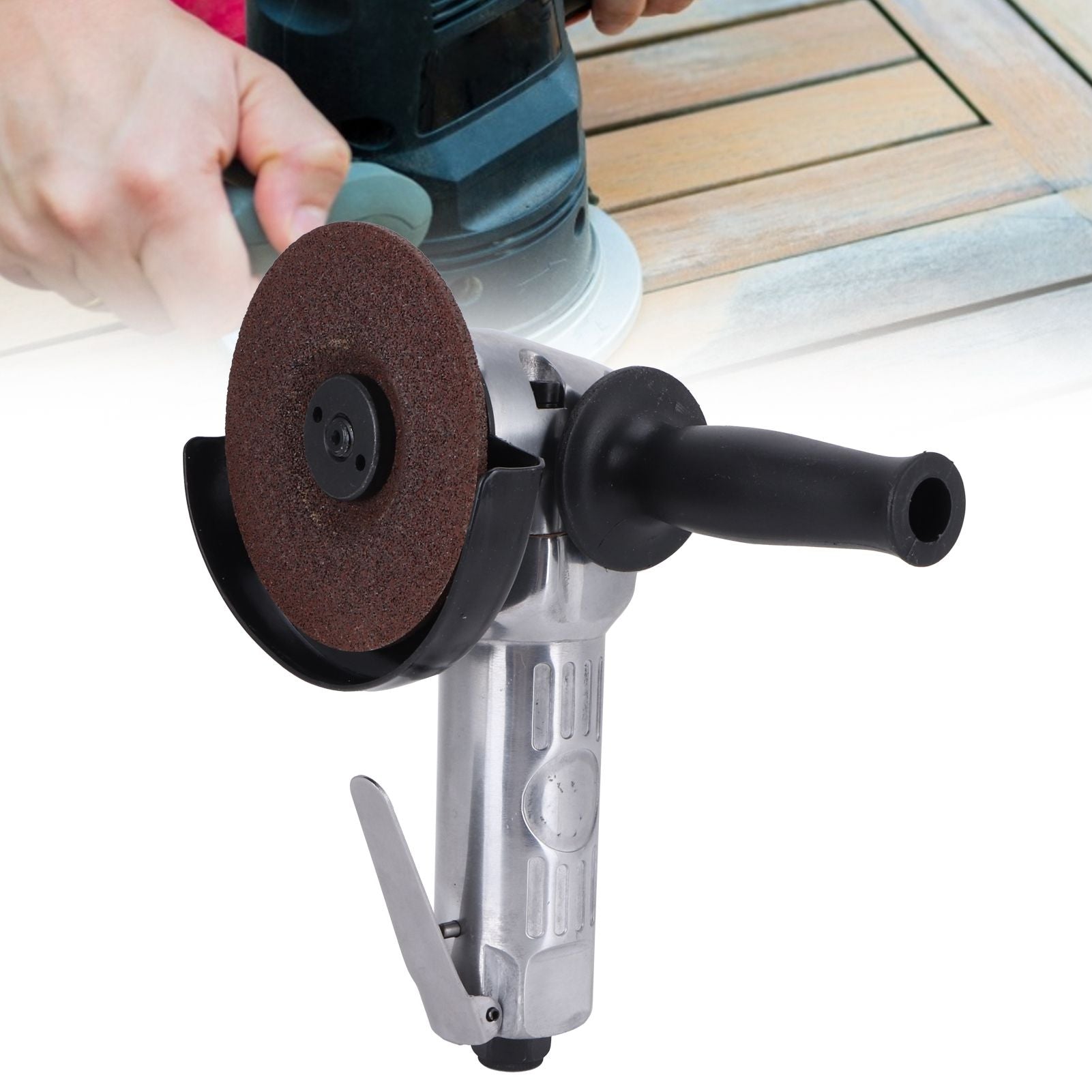 4in Pneumatic Angle Grinder Polisher Sander Furniture Polishing Grinding Machine Tool