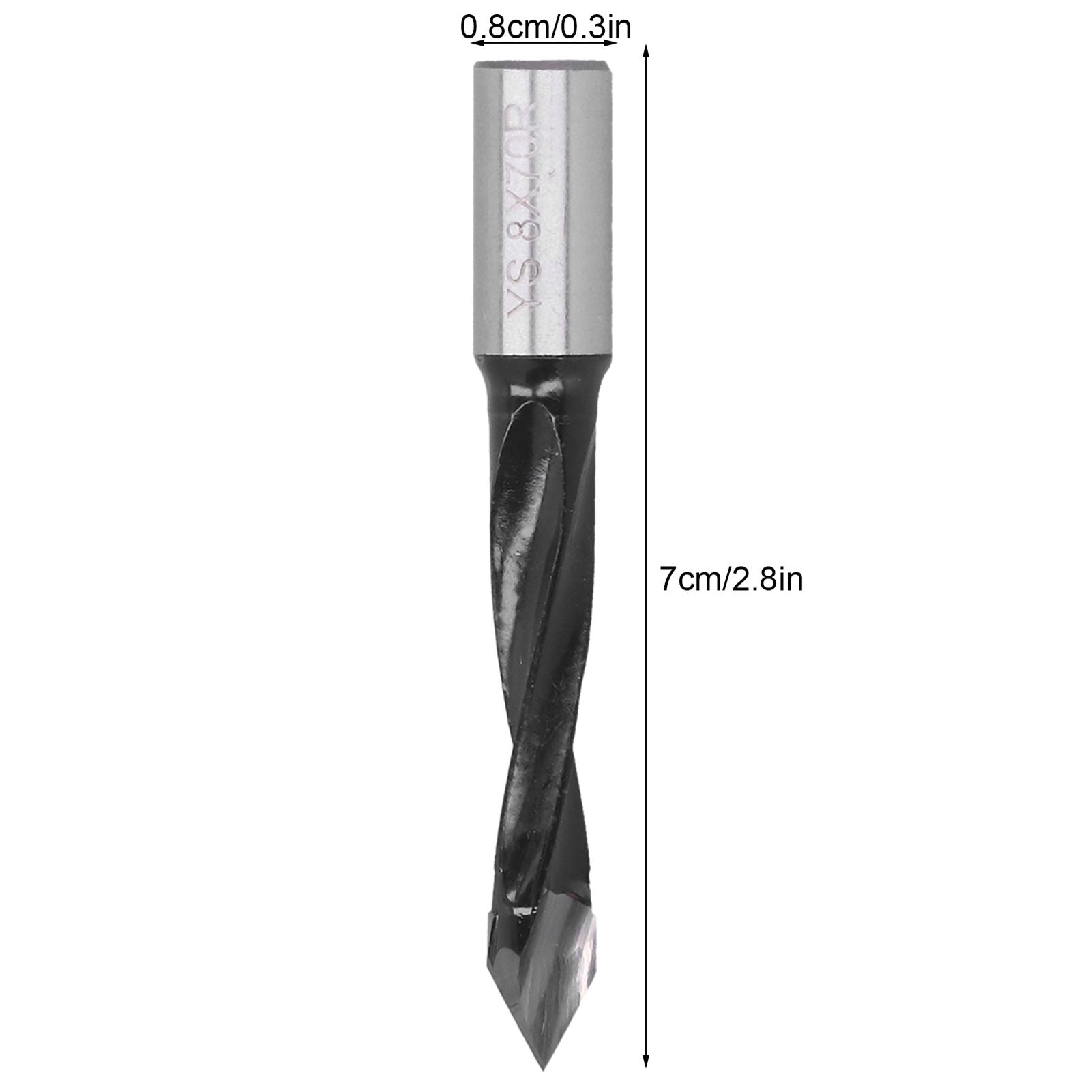 Woodworking Drill Bit 1/2 Carbon Steel Alloy Punching Drilling Tool Bit Carpentry Tool8x70R