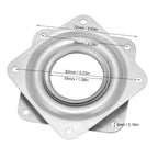 Heavy Duty Rotating Bearing 360 Degrees Rotation Turntable Replacement for Furniture72mm