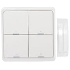 Wireless Scene Switch Intelligent 4‑Way Panel Wall Switch Mobile Phone APP Control for ZigBee