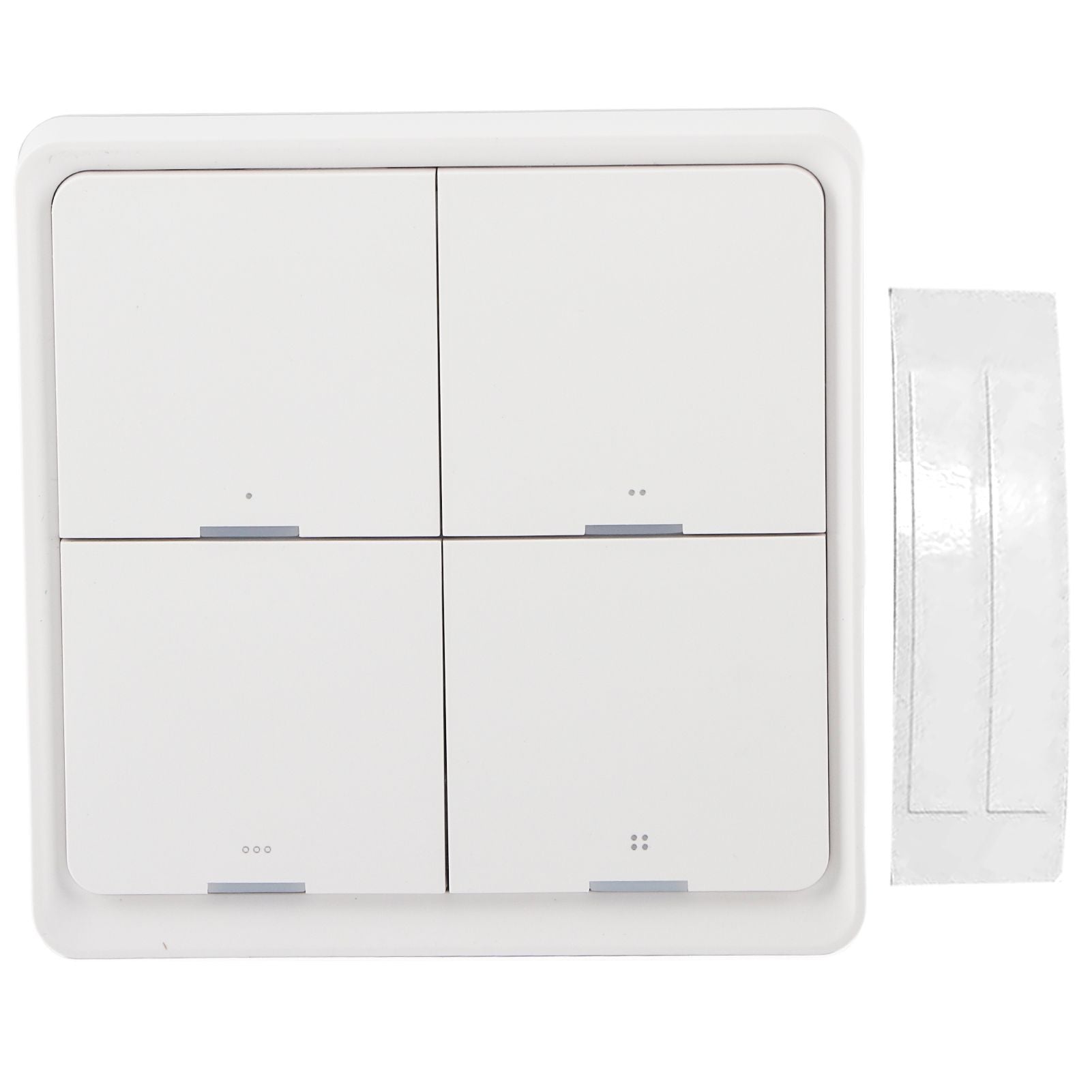 Wireless Scene Switch Intelligent 4‑Way Panel Wall Switch Mobile Phone APP Control for ZigBee