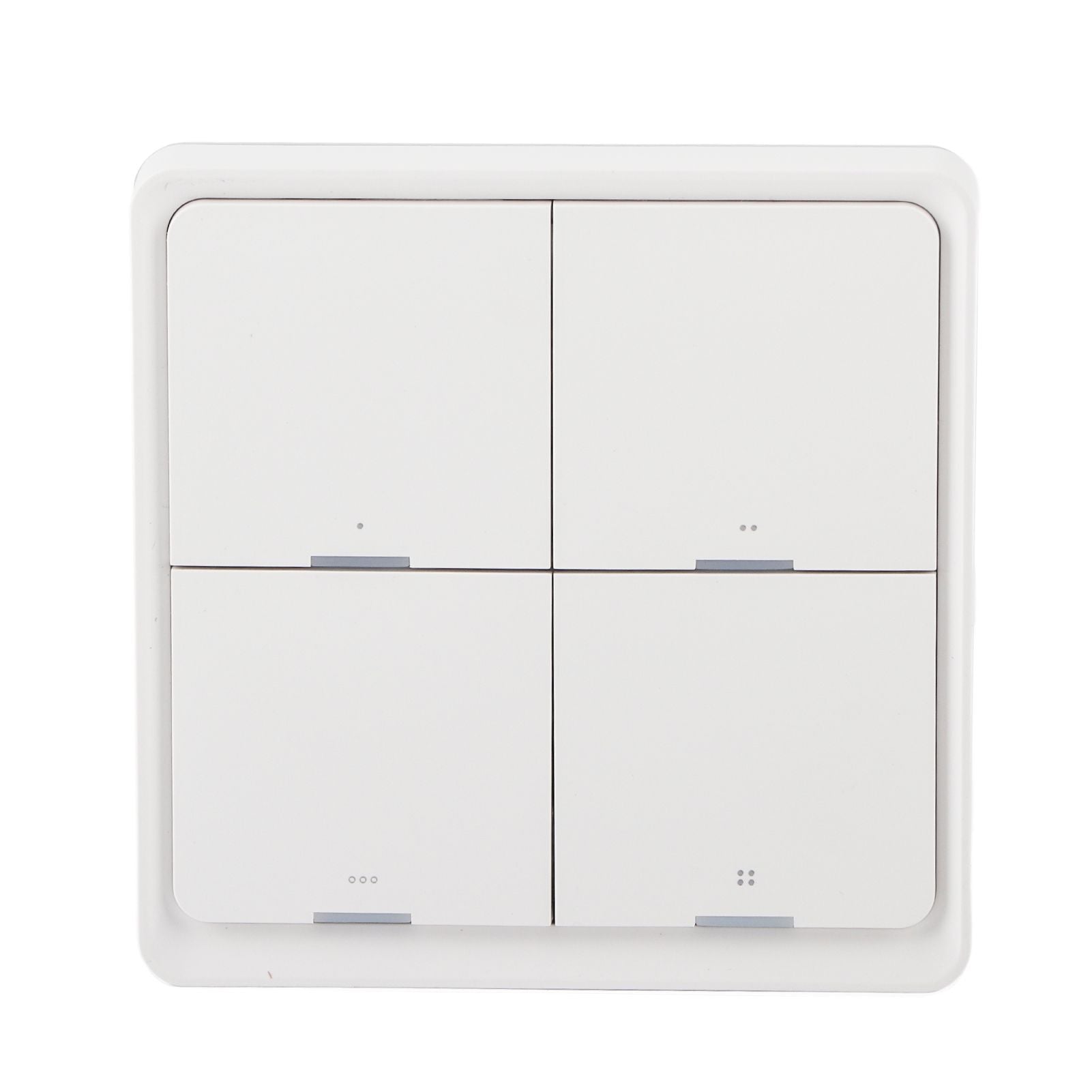 Wireless Scene Switch Intelligent 4‑Way Panel Wall Switch Mobile Phone APP Control for ZigBee