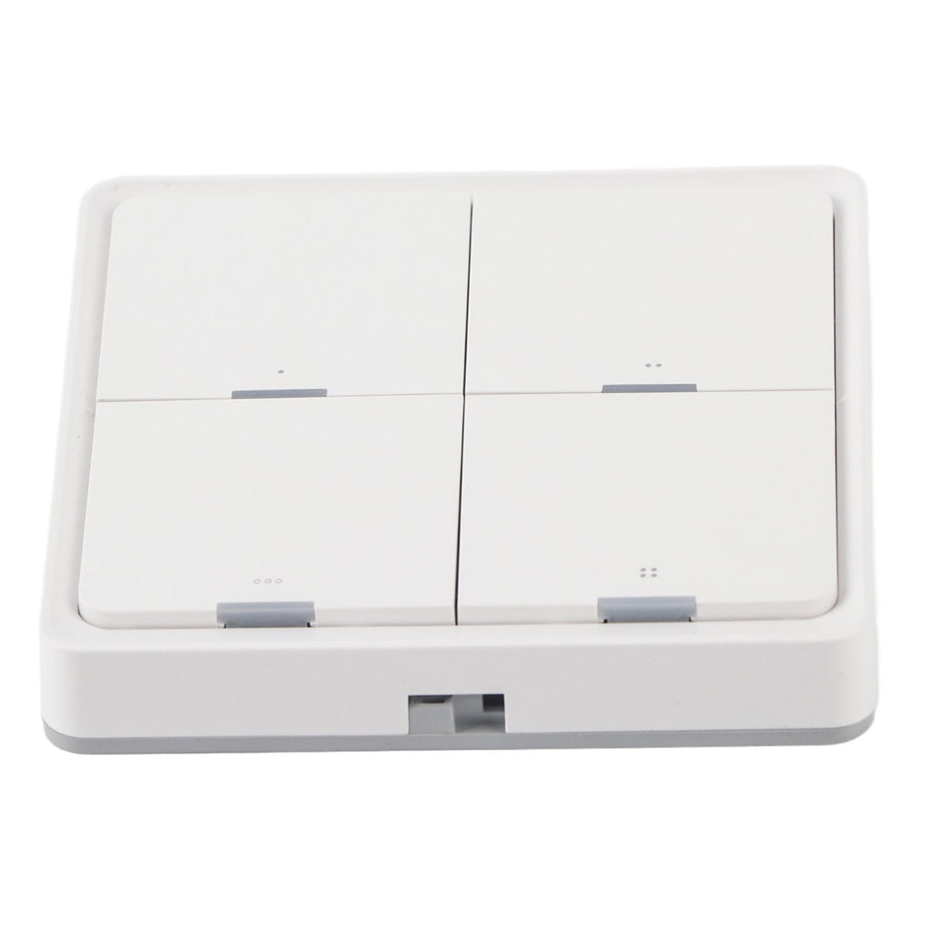 Wireless Scene Switch Intelligent 4‑Way Panel Wall Switch Mobile Phone APP Control for ZigBee