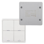 Wireless Scene Switch Intelligent 4‑Way Panel Wall Switch Mobile Phone APP Control for ZigBee