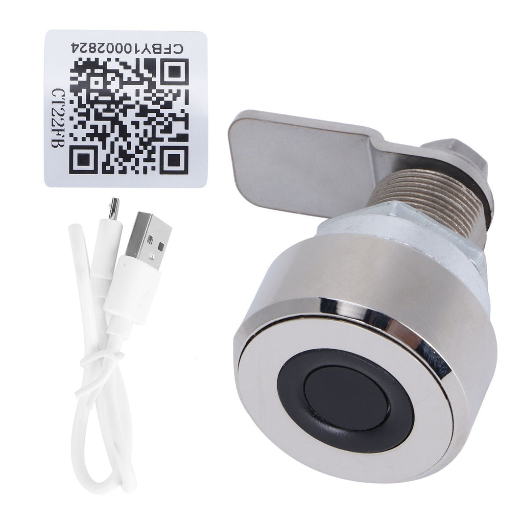 Bluetooth Fingerprint APP Lock Set Zinc Alloy Furniture Drawer Lock for Home Office