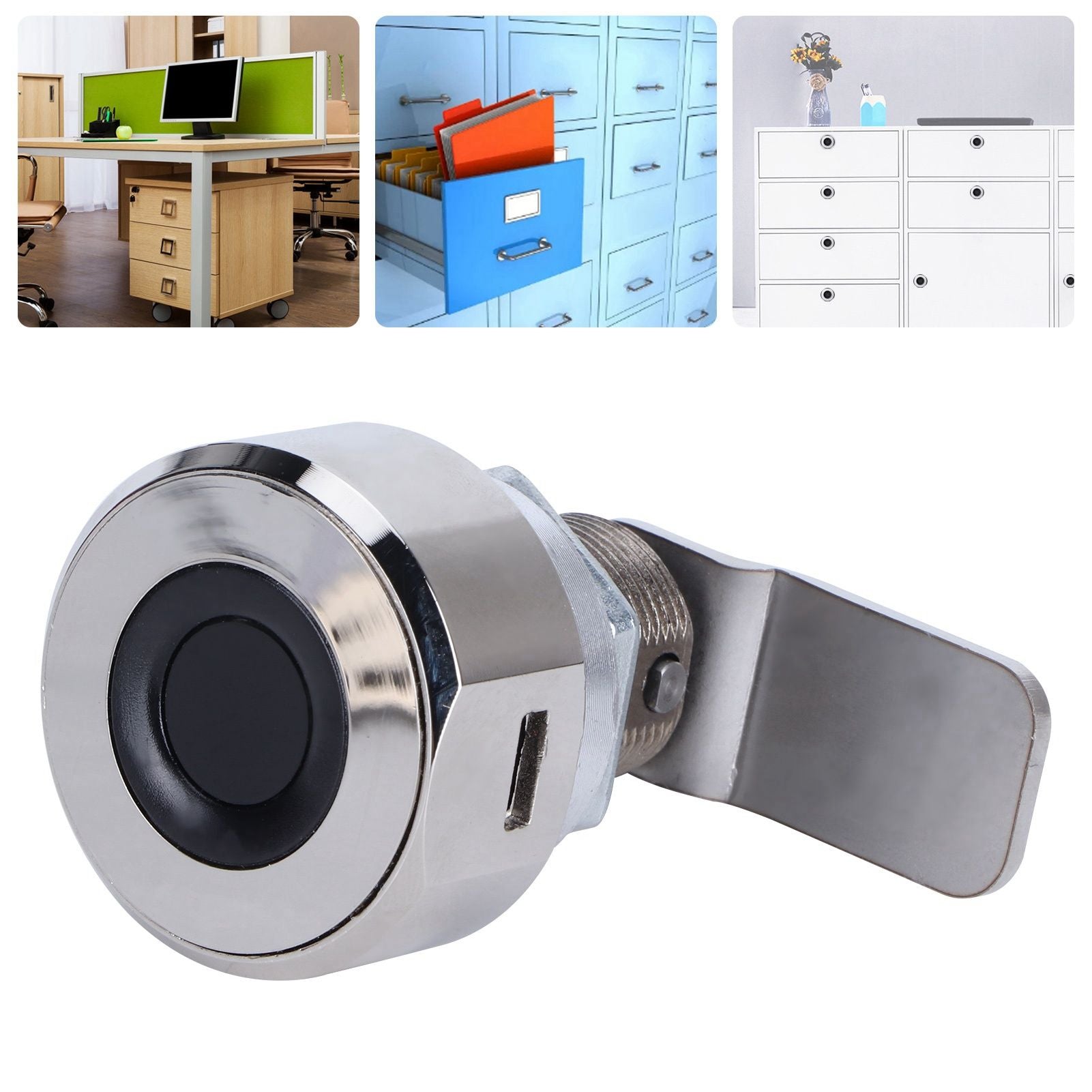 Bluetooth Fingerprint APP Lock Set Zinc Alloy Furniture Drawer Lock for Home Office