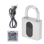 Bluetooth Padlock Intelligent Fingerprint Phone APP Lock Set for Dormitory Warehouse