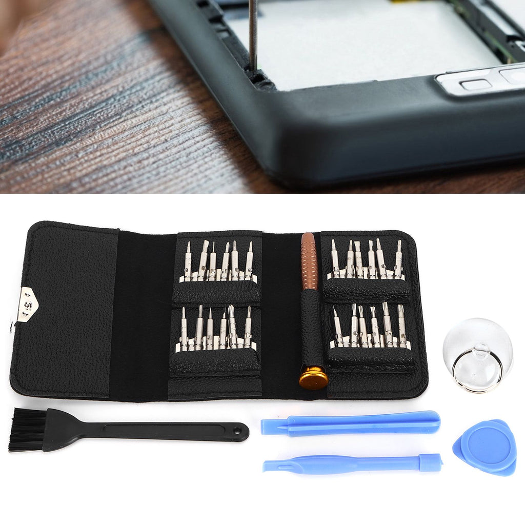 25in 1 Multifunction Screwdriver Set for Mobile Phone Glasses Portable Repair Tool Kit