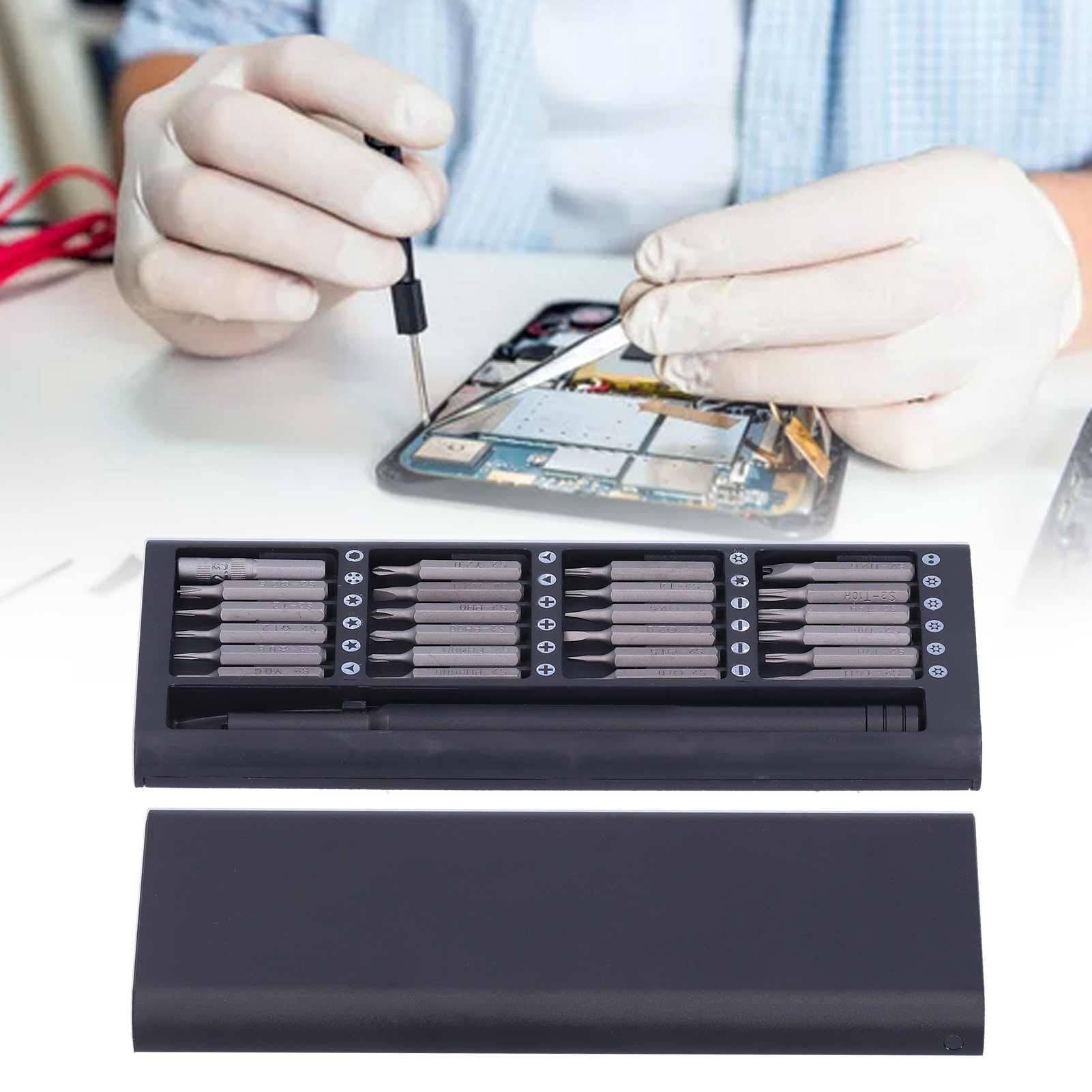 25 in 1 Multifunctional Screwdriver Set Screwdriver Bit Kit Repair Tool with Storage Box