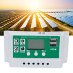 60A 12V 24V PWM Solar Panel Battery Regulator Charge Controller Auto Focusing Tracking