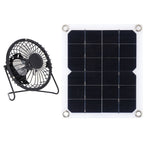 10W Solar Panel with Cooling Fan Photovoltaic Solar Panel for Home Pet Dog House
