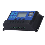Solar Panel Kit 10W 18V Polysilicon Photovoltaic Module with Solar Charge Controller for RV