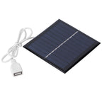 1W 5.5V Solar Panel Board DIY Polysilicon Solar Charging Module for 3.7V-5V Battery