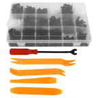 415Pcs Car Push Retainer Clips Assortment Kit Bumper Fasteners with Removers Tools