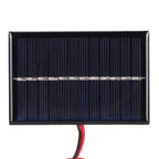 0.6W 6V Solar Panel Module Portable DIY Polysilicon Solar Charger for Toys Lights 3.7V Battery