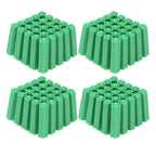 100Pcs M6 Expansion Pipe Plastic Wall Plug Fixing Expansion Tube Accessory Green