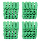 100Pcs M6 Expansion Pipe Plastic Wall Plug Fixing Expansion Tube Accessory Green