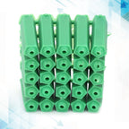 100Pcs M6 Expansion Pipe Plastic Wall Plug Fixing Expansion Tube Accessory Green
