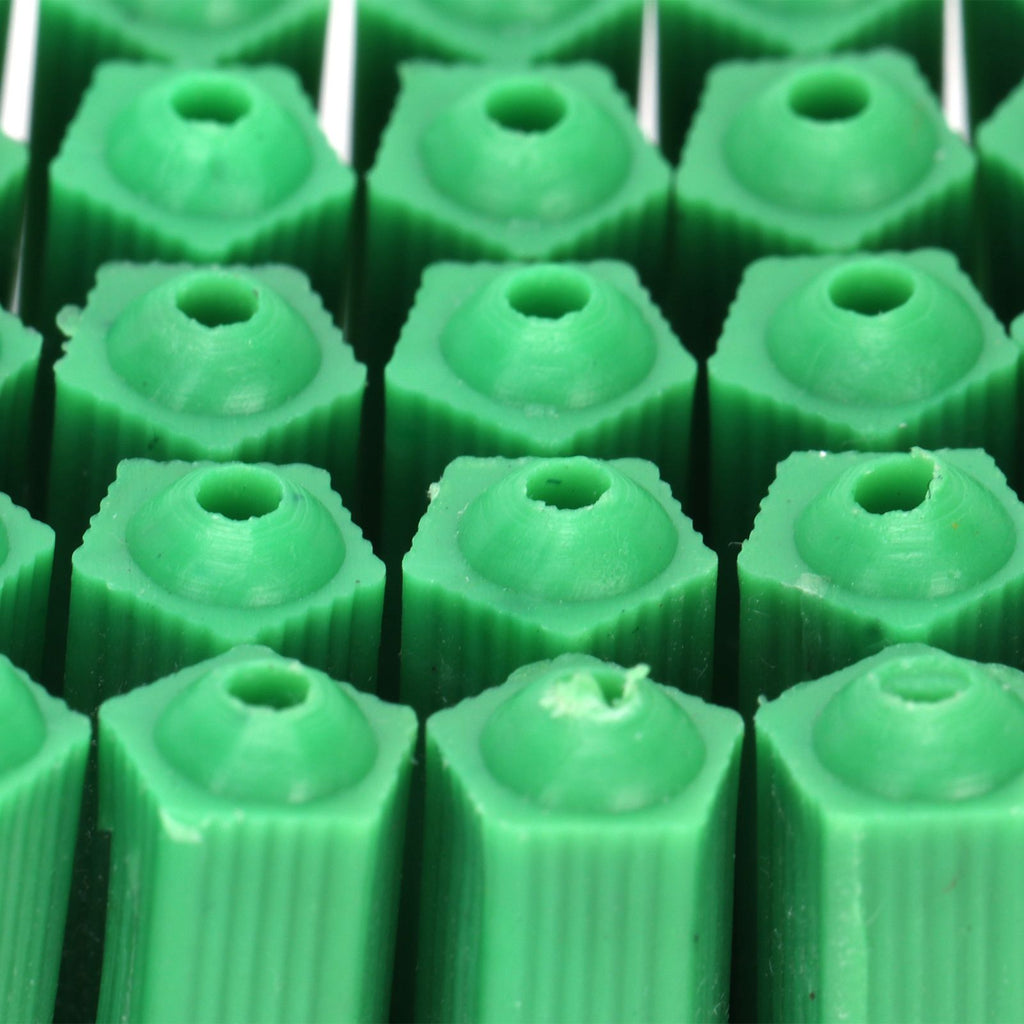 100Pcs M6 Expansion Pipe Plastic Wall Plug Fixing Expansion Tube Accessory Green