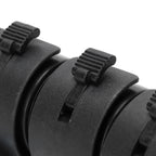 4Pcs PU Casters with Brake 1.5in Universal Wheel for Cabinet Bookshelf Trolley Black