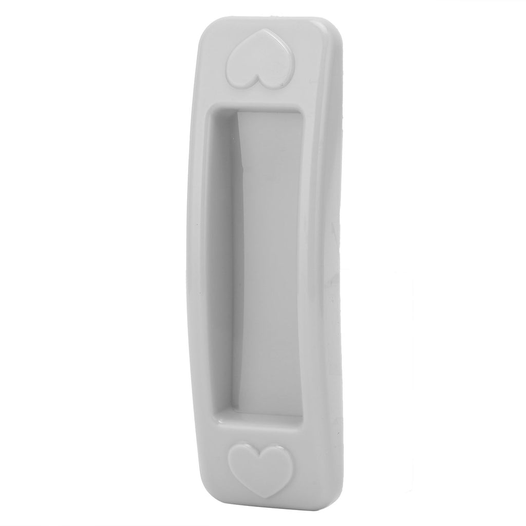 Gray NonDrill Glass Sliding Door Handle Paste Plastic Handle for Drawer Window Cabinet