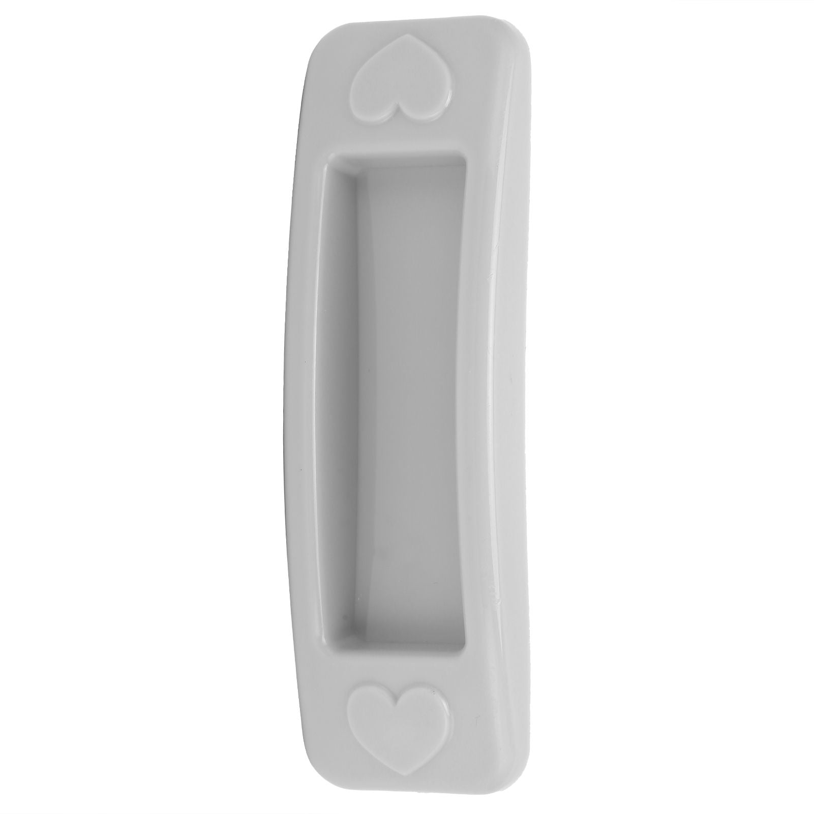Gray NonDrill Glass Sliding Door Handle Paste Plastic Handle for Drawer Window Cabinet