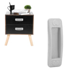Gray NonDrill Glass Sliding Door Handle Paste Plastic Handle for Drawer Window Cabinet