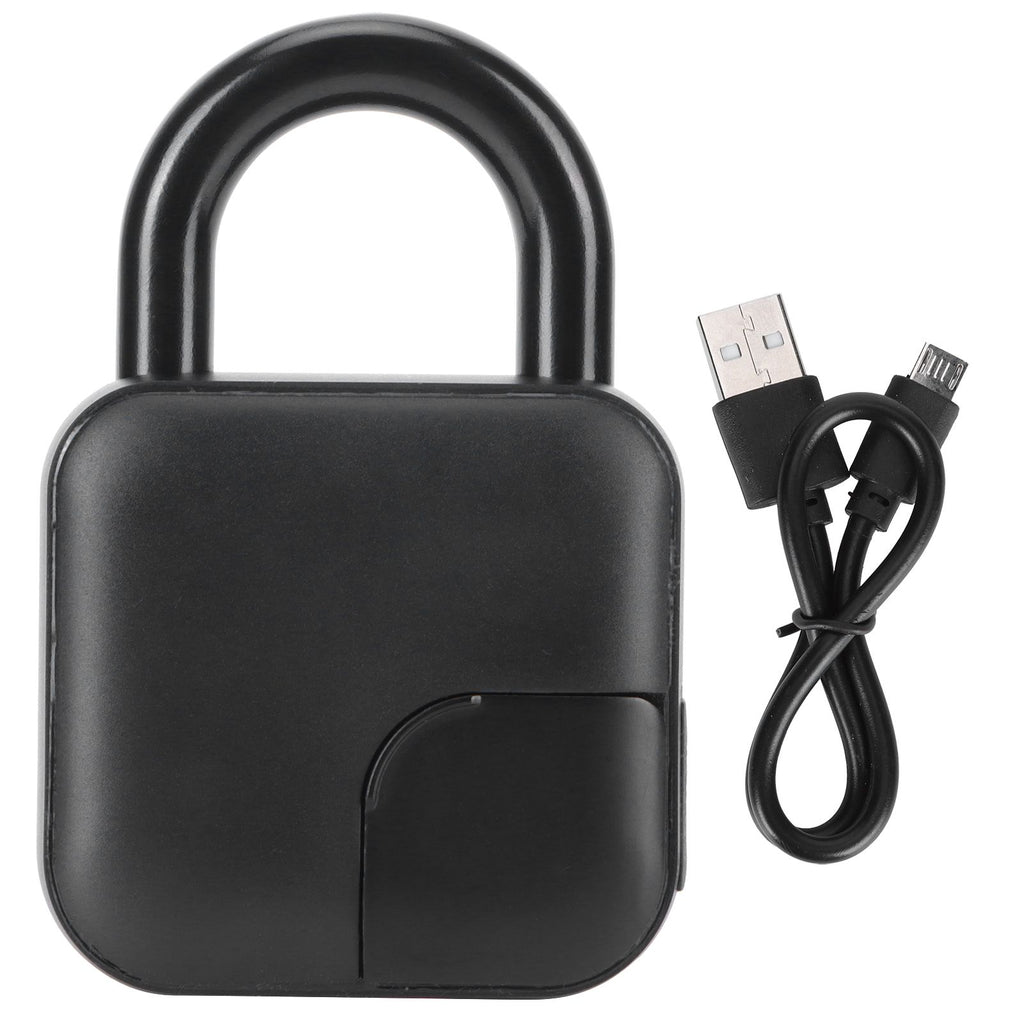 Fingerprint Lock AntiTheft Intelligent APP Bluetooth Padlock for Warehouse Dormitory Bicycle