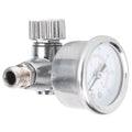 1/4in Spray Guns Air Pressure Regulator Pressure Regulating Adjusting Valve Gauge
