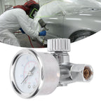 1/4in Spray Guns Air Pressure Regulator Pressure Regulating Adjusting Valve Gauge