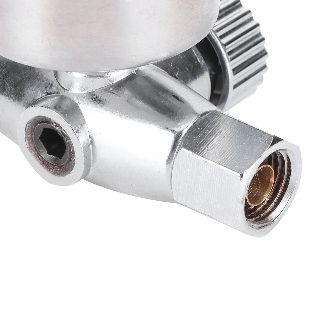 1/4in Spray Guns Air Pressure Regulator Pressure Regulating Adjusting Valve Gauge