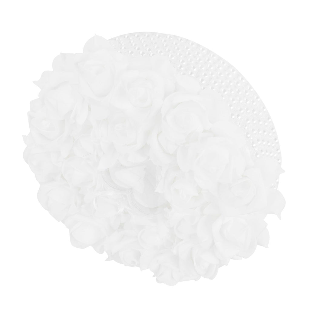 Ring Pillow Box Wedding with Ribbon Bowknot CakeShaped Pearl Rose Ceremony Supplies White(5905 )